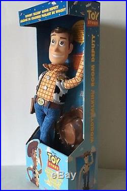 Disney Toy Story Sheriff Woody Talking Parlance Pull String Collect New Pixar