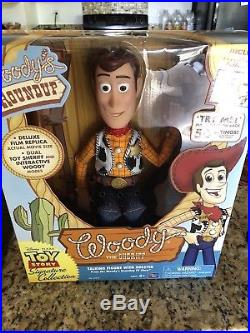Disney Toy Story Signature Collection Woody the Sheriff Deluxe Replica Doll