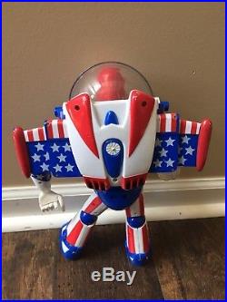 Disney Toy Story Stars & Stripes Woody Buzz Talking Doll USA American Patriotic
