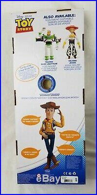 Disney Toy Story TALKING Cowboy Woody + BUZZ Lightyear 16 Action Figure Dolls