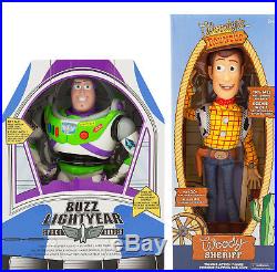 Disney Toy Story TALKING Cowboy Woody & BUZZ Lightyear 16 Action figure Dolls