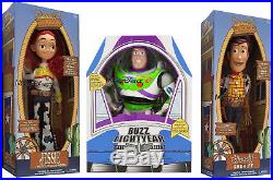 Disney Toy Story TALKING Woody, Jessie, Buzz Lightyear Action figure Dolls SET