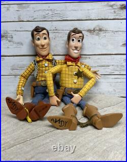 Disney Toy Story Talking 1998 Woody Vintage Woody Pull String Buzz Lightyear Lot
