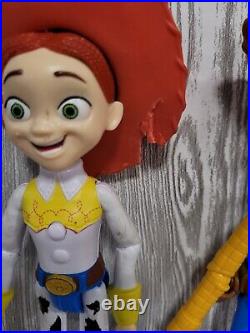 Disney Toy Story Talking Doll Lot 5 Woody Jessie Buzz Bo Peep Forky Talkers