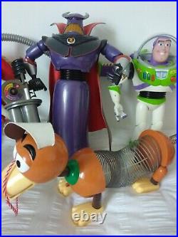 Disney Toy Story Talking Figures Dolls Bundle Woody Jessie Buzz Zurg Slinky