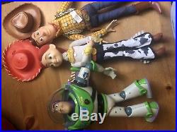 Disney Toy Story Talking Jessie, Woody, and Buzz Lightyear Dolls all Work