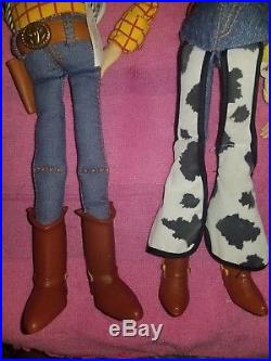 Disney Toy Story Talking Pull String Woody & Jessie Dolls 15