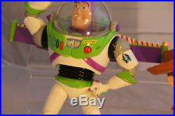 Disney Toy Story Talking Woody 15 & Buzz Lightyear 12 Action Figure Doll Lot