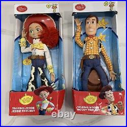 Disney Toy Story Talking Woody & Jessie Doll NEW