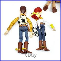 Disney Toy Story Talking Woody Jessie Pull String Doll Bullseye Set