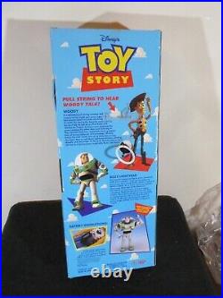 Disney Toy Story Talking Woody Pull String 1995 Thinkways Toys Item 62943 NRFB