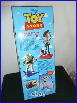 Disney Toy Story Talking Woody Pull String 1995 Thinkways Toys Item 62943 NRFB