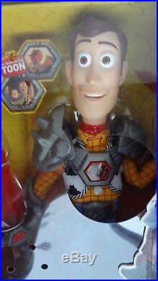 Disney Toy Story The Time Forgot Battlesaurs Woody 12 Talking Doll Figure RARE