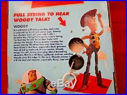 Disney Toy Story Think Way Poseable Pull String Talking Woody Figure Doll 62810
