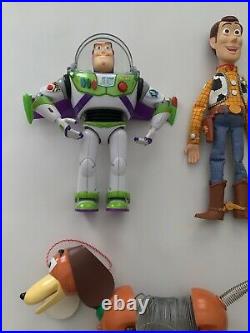 Disney Toy Story Thinkway Toys Dolls Buzz Woody Alien Mr Potato Head LOT