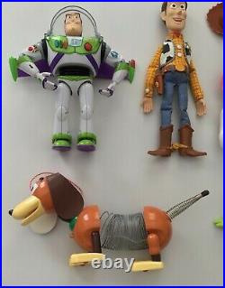 Disney Toy Story Thinkway Toys Dolls Buzz Woody Alien Mr Potato Head LOT
