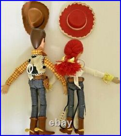 Disney Toy Story Woody 16 Jessie 14 Buzz Lightyear 11 Doll Lot Pixar Pull