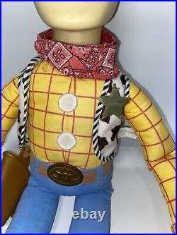 Disney Toy Story Woody 30 Inch Doll Rare/ Extra Large Woody Mattel NO HAT