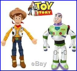Disney Toy Story Woody And Buzz Lightyear Plush Doll Set New. Free Shipping