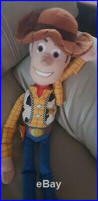 Disney Toy Story Woody Andy 24 dolls Pillows set on wall hanging huge vtg