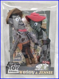 Disney Toy Story Woody & Jesse Denim Plush Edwin Japan