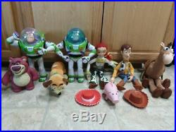 Disney Toy Story Woody Jessie Buzz Bullseye Large Action Figures Dolls Lot