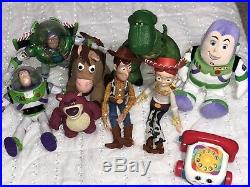 Disney Toy Story Woody Jessie Buzz Bullseye Large Action Figures Dolls Lot