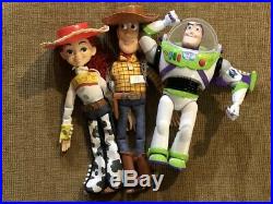 Disney Toy Story Woody, Jessie & Buzz Lightyear Pullstring Please Read Dolls