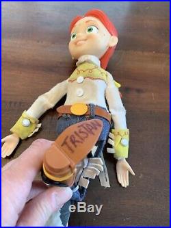 Disney Toy Story Woody & Jessie Pull String Doll Lot Of 2! Untested Pixar