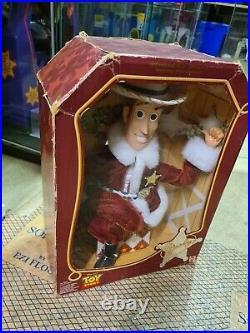 Disney Toy Story Woody Santa Clause Christmas Outift Holiday Doll RARE