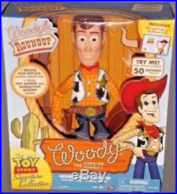 Disney Toy Story Woody's Roundup Talking Sheriff Woody Doll Collection Figure