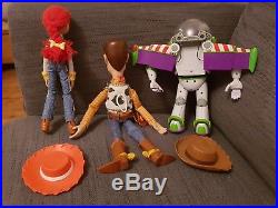 Disney Toy Story bundleTalking Woody Buzz Lightyear, Jessie Doll, Slinky, Rex Car