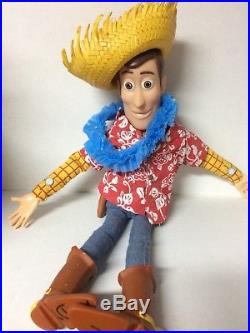 Disney Toy Story talking Woody Doll Hawaiian Vacation Toys R Us TRU Exclusive