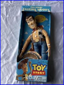 Disney Vintage Toy Story Woody Toy Multicolor With Box Japan Good Condition