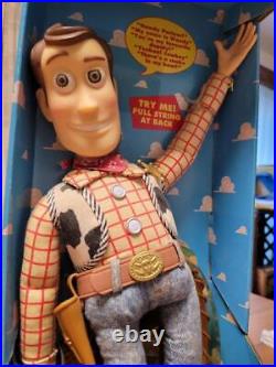 Disney Woody Toy Story Pull-String Talking Doll Thinkway 16 From Japan