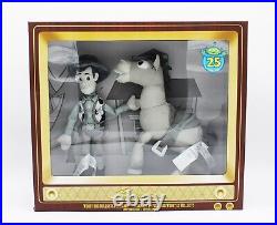 Disney Woody and Bullseye Plush Set Toy Story 25th Limited Edition