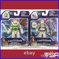 Disney and Pixar Lightyear Space Ranger Alpha Buzz + XL-01 Buzz Action Figures