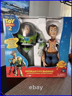 Disney's Toy Story 2 BUZZ & Woody Interactive Buddies Ultimate Talking Figures
