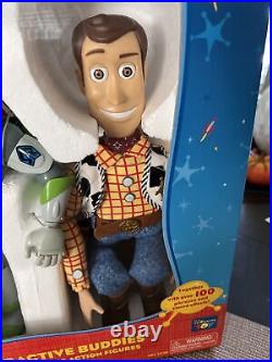Disney's Toy Story 2 BUZZ & Woody Interactive Buddies Ultimate Talking Figures