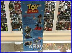 Disney's Toy Story Poseable Pull-string Talking Woody Thinkway Misb