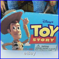 Disney's Toy Story Pull String Talking Woody Doll 1995 Think Way original