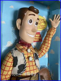 Disney's Toy Story Think Way Toys Pull-String Talking Woody New In Box Works