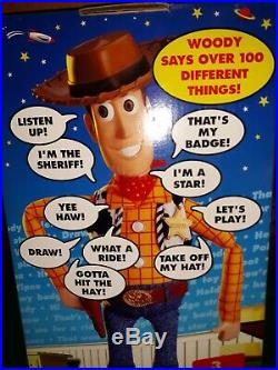 Disney's Toy Story Tumblin' Talkin' Woody 17 Talking Cowboy Doll (NEW)