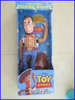 Disney's Toy Story Woody Pull String Doll Original 1995 In Box Not Working Htf
