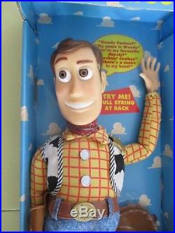 Disney's Toy Story Woody Pull String Doll Original 1995 In Box Not Working Htf