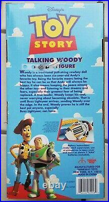 Disneys Toy Story Talking Woody Action Figure, Press Button on shirt works