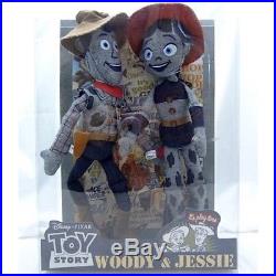 EDWIN × TOY STORY Woody Jessie Set Denim Plush Doll Stuffed Disney Pixar Japan