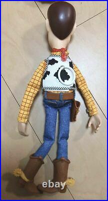 Echt Größe Sprechender PVC Figur Woody Toy Story Talk mit Mütze Film Japanisch