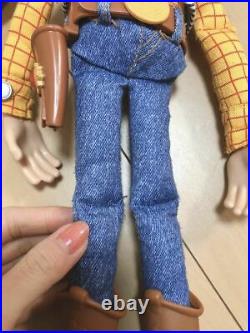 Echt Größe Sprechender PVC Figur Woody Toy Story Talk mit Mütze Film Japanisch