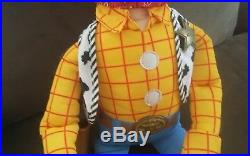 HUGE 32 Sheriff WOODY Toy Story MATTEL Hard Head stuffed doll VTG plush X-Large